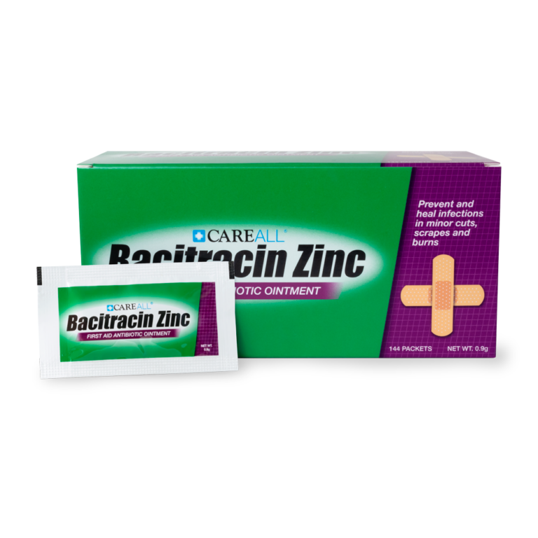 CareALL Bacitracin Zinc First Aid Ointment Packets