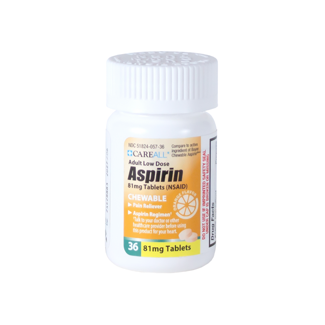 Chewable Aspirin 81 MG Tables (NSAID)