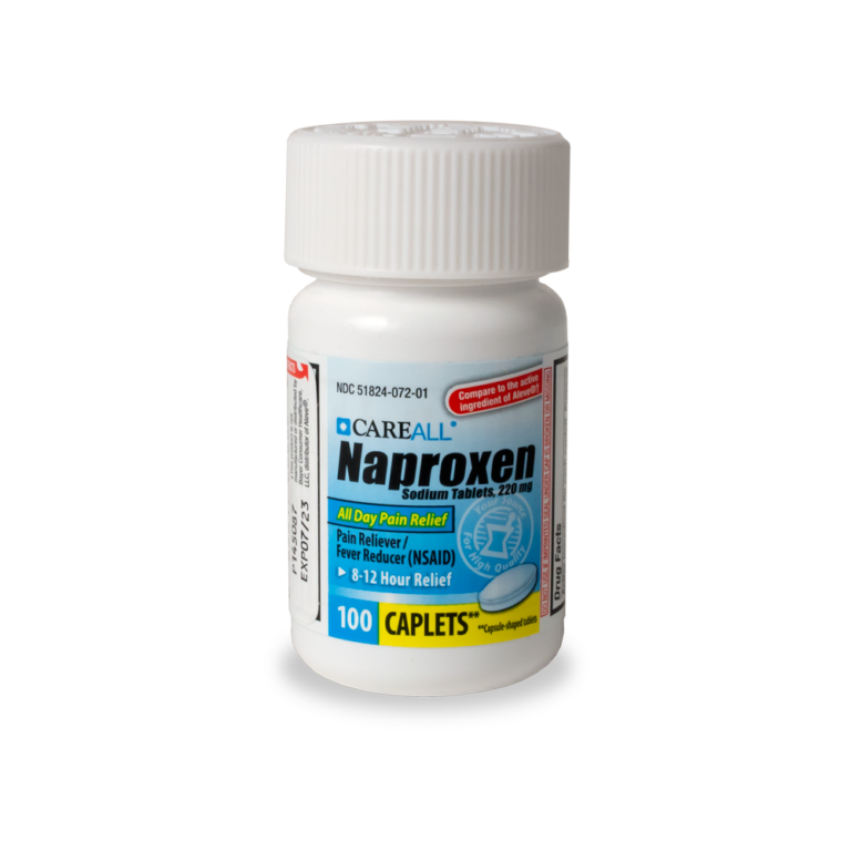 CareALL Naproxen Tablets Pain Reliever Compare to Aleve®